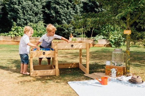 Plum Wooden Sand & Water Tables