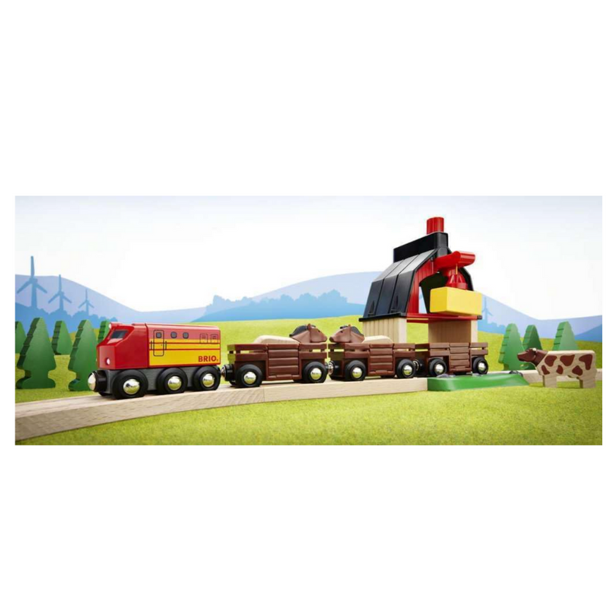 BRIO Set - Farm Railway Set 20 pieces