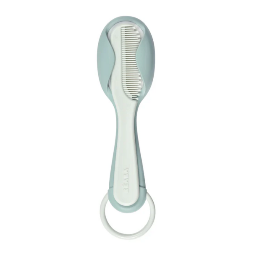Beaba Baby Brush & Comb - Green Blue
