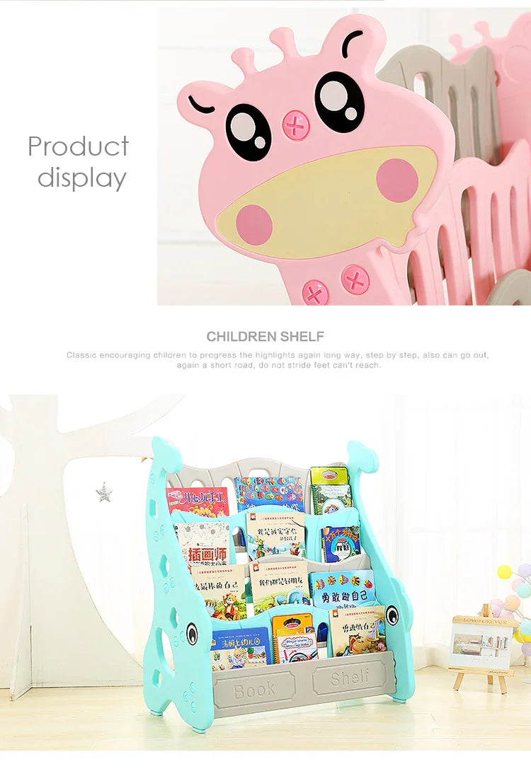 ALL 4 KIDS Lily the Giraffe Magazine Bookcase - Pink
