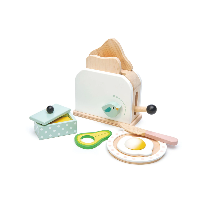 Tender Leaf Toys Pretend Breakfast Toaster Set