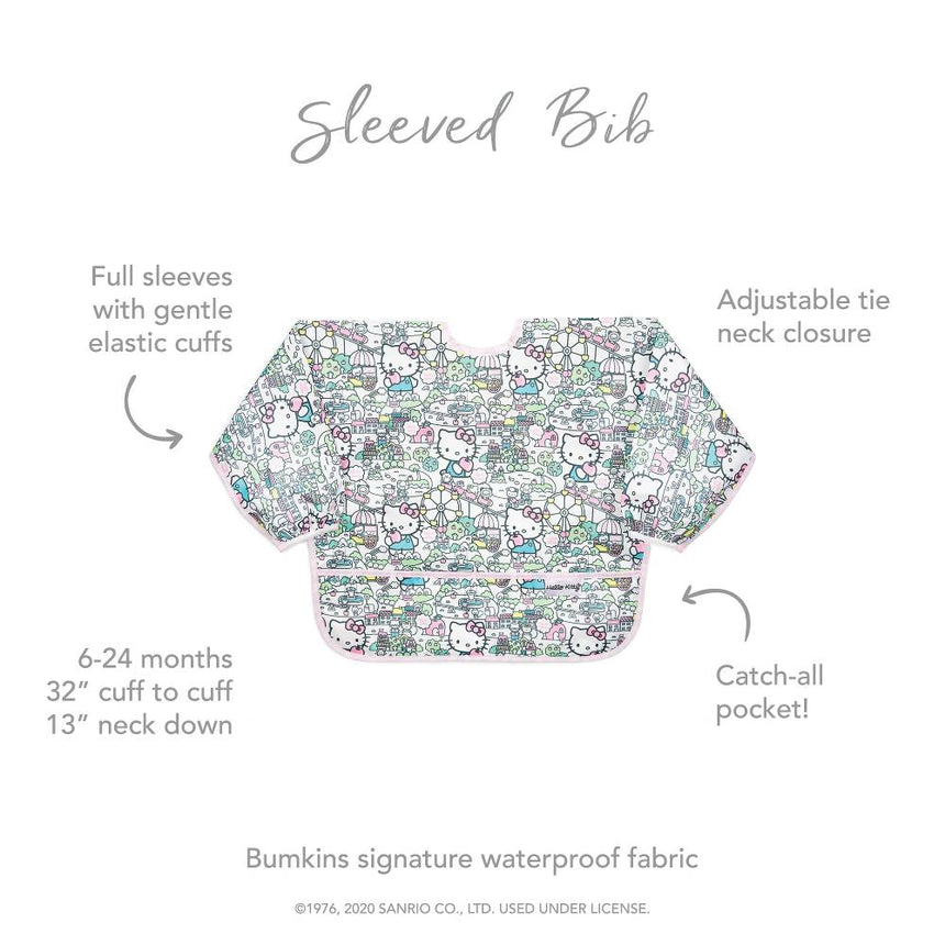 Bumkins Waterproof Sleeved Bib - Sanrio Hello Kitty