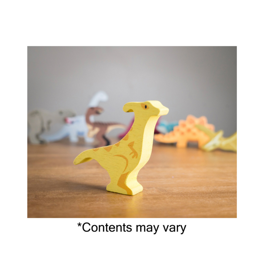 Tender Leaf Toys Wooden Selection of Wooden Dinosaurs