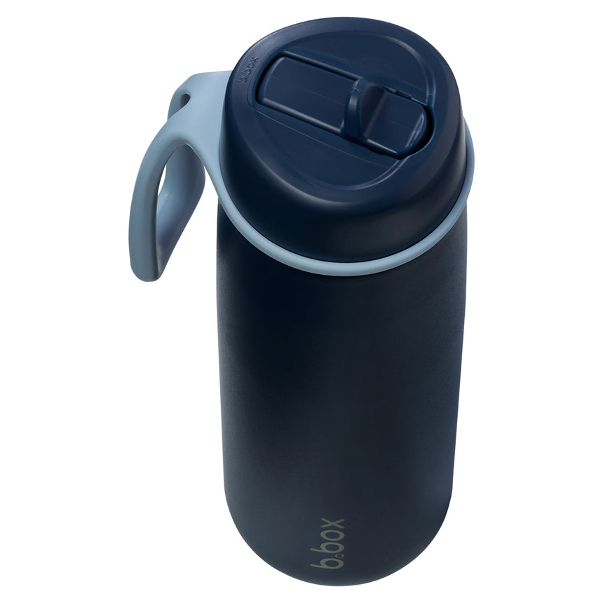 B.Box 690mL Insulated Flip Top Drink Bottle - Midnight
