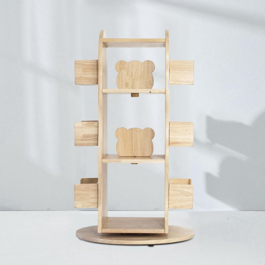 Bunny Tickles Revolving Solid Wood Bookcase