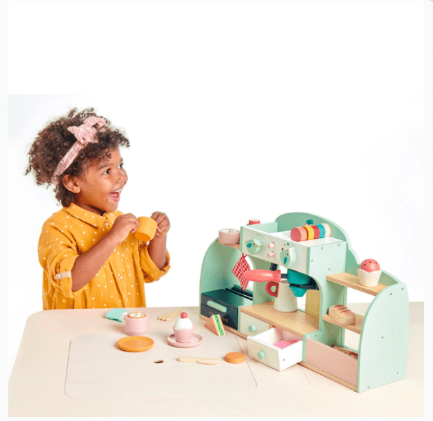 Tender Leaf Toys Pretend Mini Chef Bird's Nest Cafe