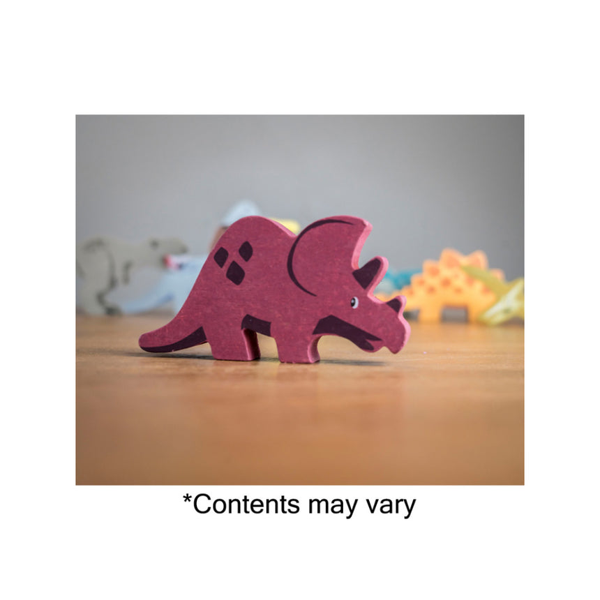 Tender Leaf Toys Wooden Selection of Wooden Dinosaurs