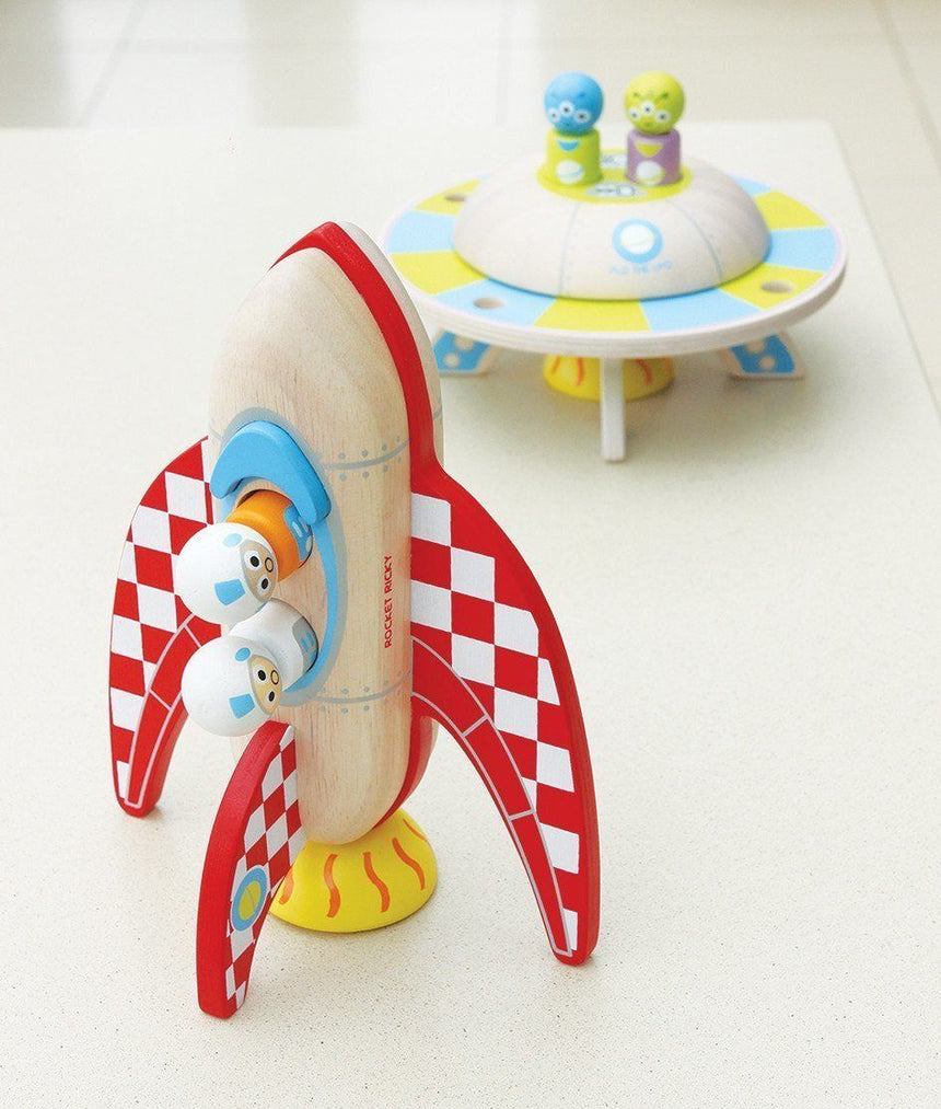 Indigo Jamm Wooden Rocket Ricky