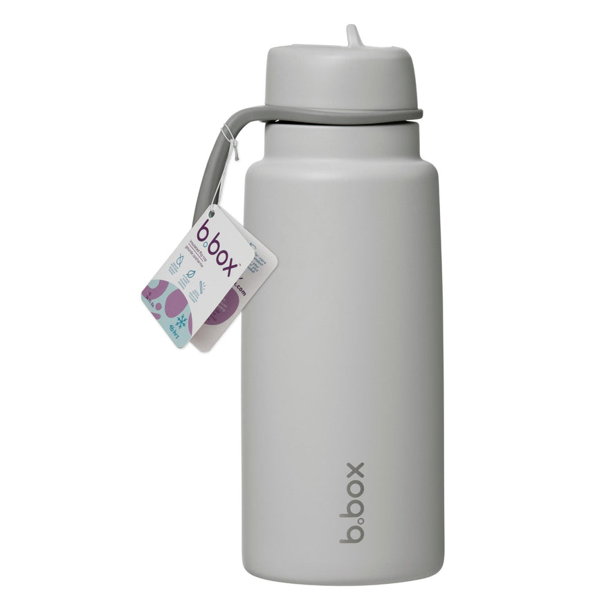 B.Box 1L Insulated Flip Top Drink Bottle - Shadow