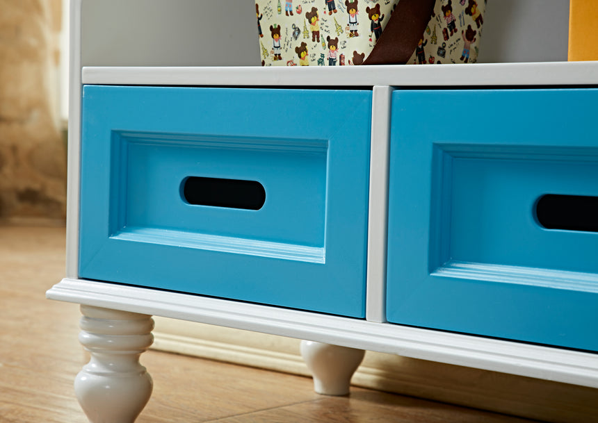 ALL 4 KIDS Gloria Blue Bookcase Book Shelf Storage Unit