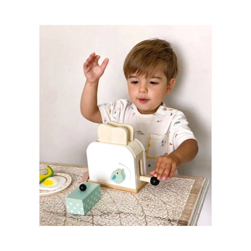 Tender Leaf Toys Pretend Breakfast Toaster Set
