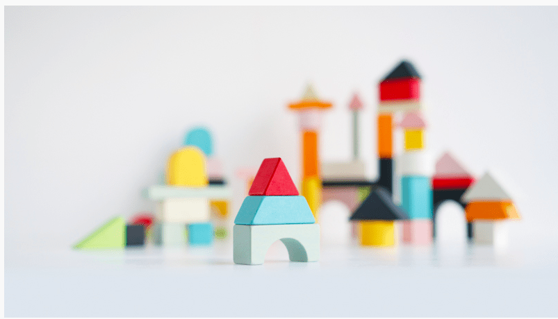 Le Toy Van Petilou 60 piece Building Blocks Set & Bag