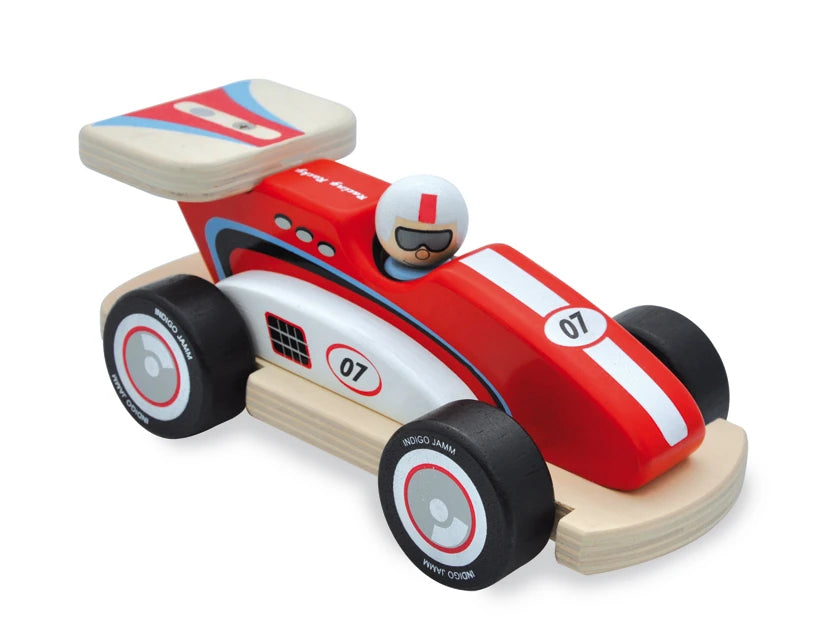 Indigo Jamm Wooden Racing Rocky