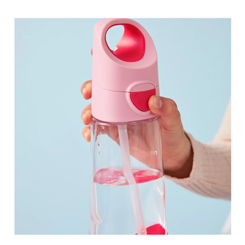 B.Box 600mL Tritan Drink Bottle - Flamingo Fizz