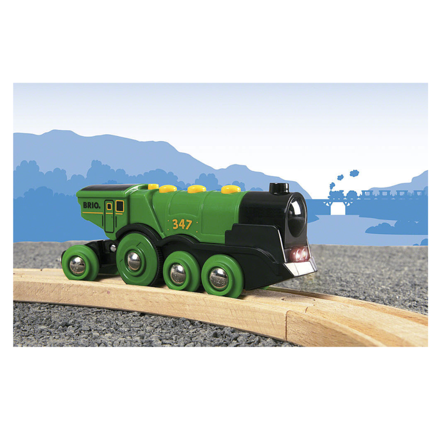 BRIO Big Green Action Locomotive