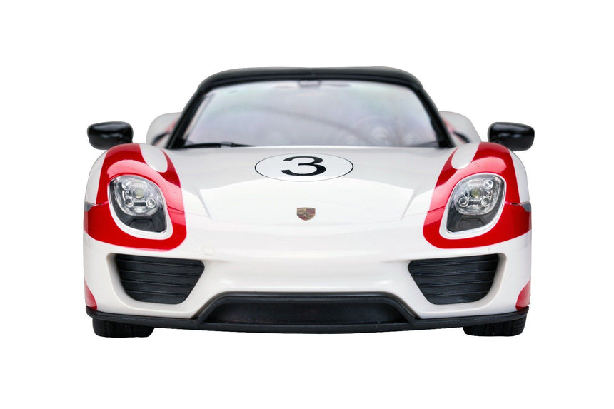 Rastar Licensed 1:14 Radio Control Car - Porsche 918 Spyder with USB Charger