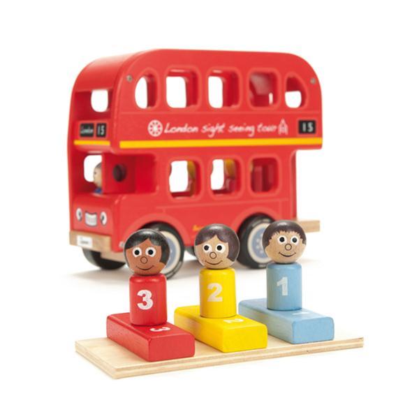 Indigo Jamm Wooden Bernie's Number Bus