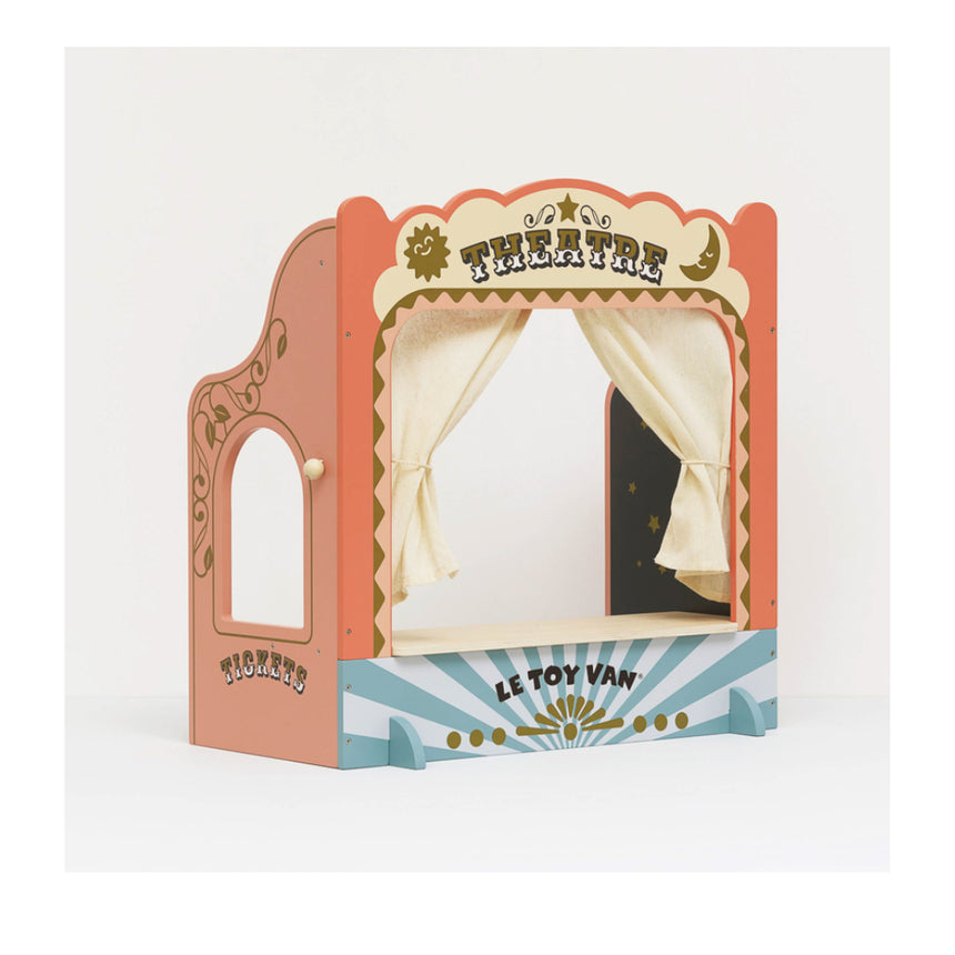 Le Toy Van Kitchen Tabletop Puppet Wooden Theatre