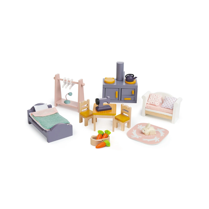 Tender Leaf Toys Cottontail Cottage Play Set
