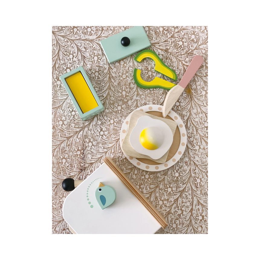 Tender Leaf Toys Pretend Breakfast Toaster Set