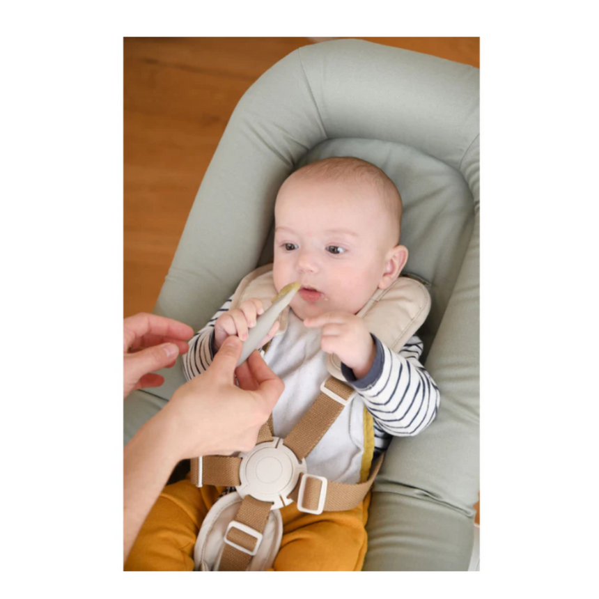 Beaba Silicone Pre-Spoons 2 Pack - Terracotta/Velvet Grey