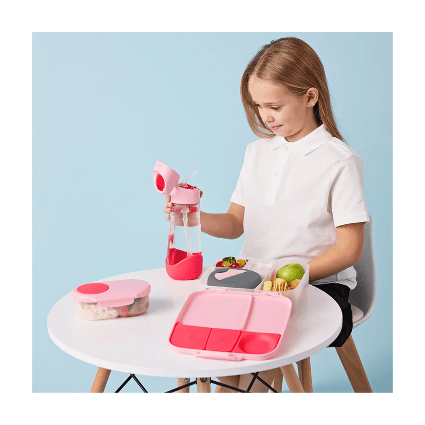 B.Box 600mL Tritan Drink Bottle - Flamingo Fizz
