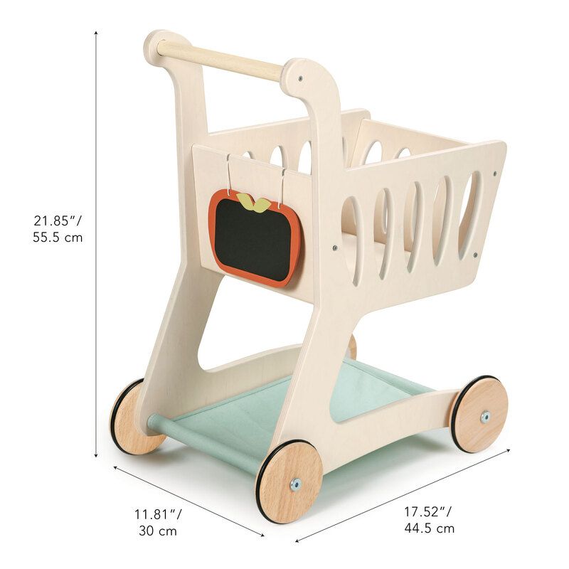 Tender Leaf Toys Pretend Shopping Cart
