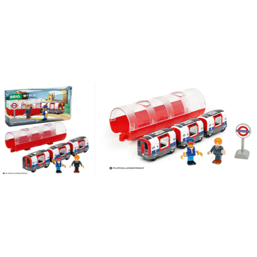 BRIO London Underground Train 7 pieces