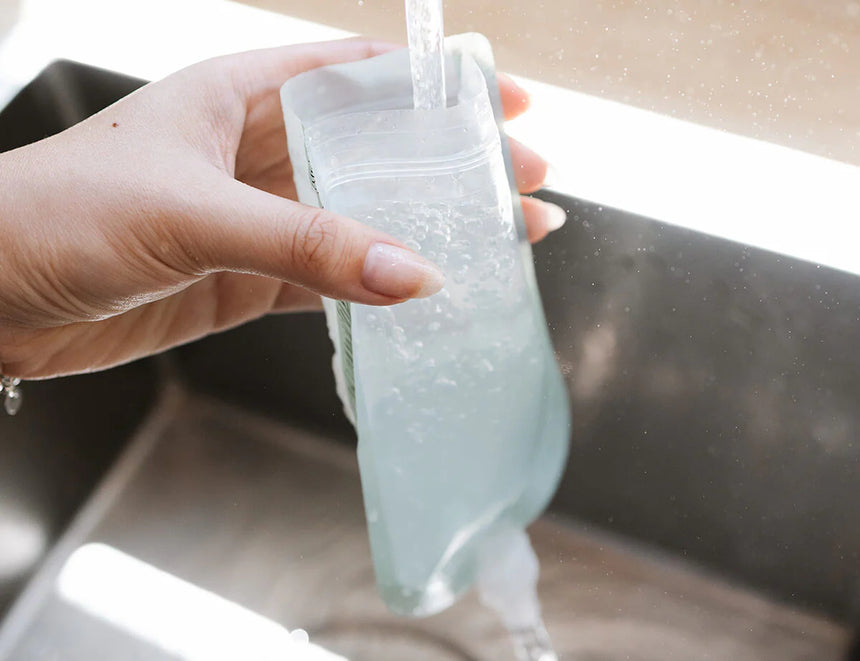 Cherub Baby On The Go Reusable Food Pouch150ml Animal 5pk