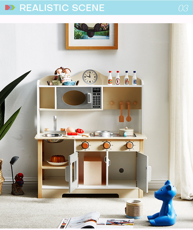 ALL 4 KIDS Savannah White Pretend Kitchen