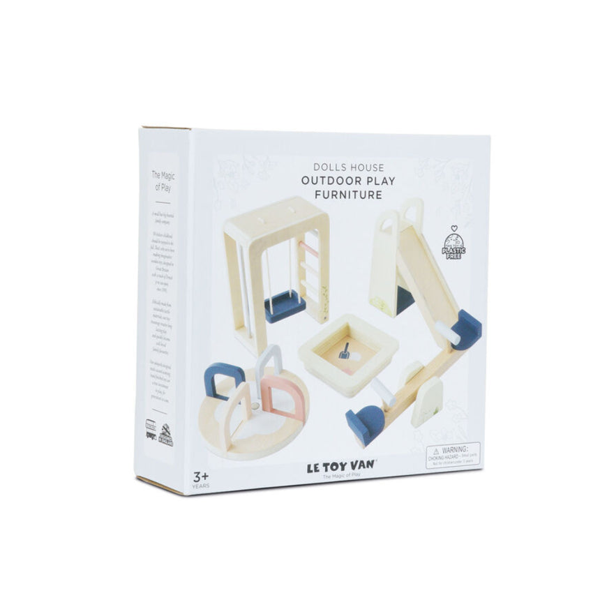 Le Toy Van Wooden Dolls House Outdoor Play Furniture - 5 piece
