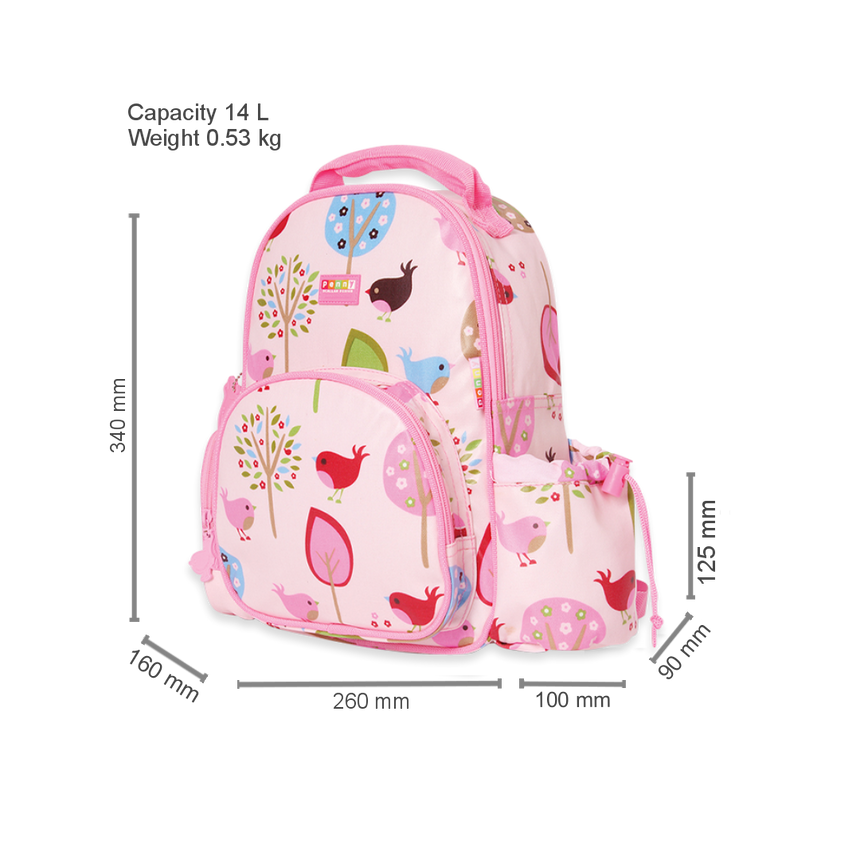 Penny Scallan Kids Medium Backpack - Chirpy Bird