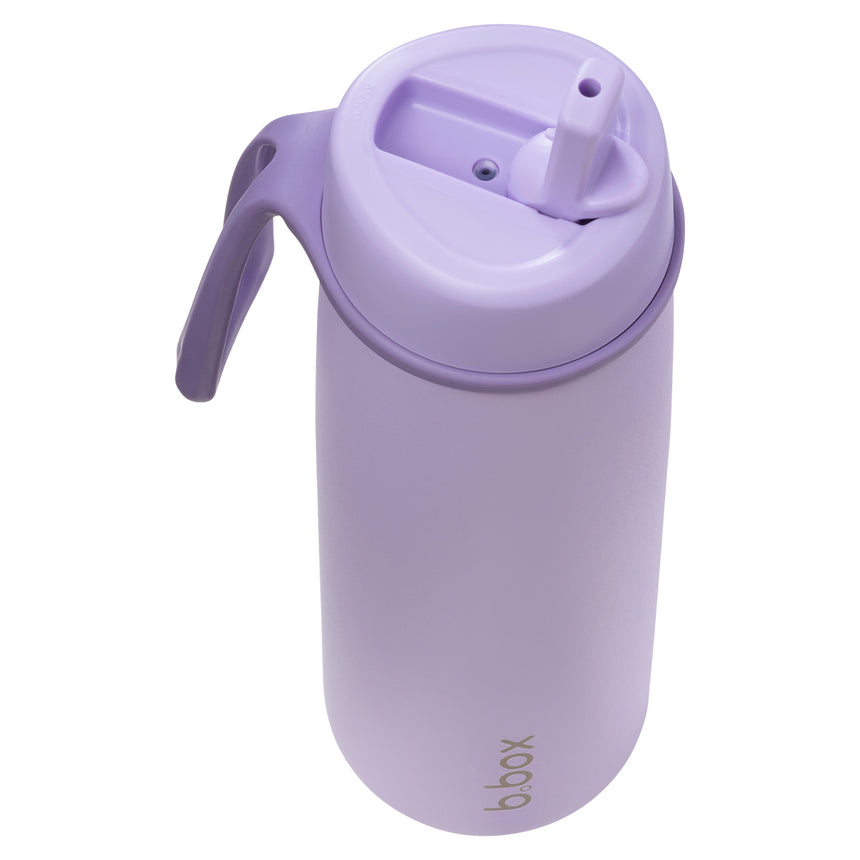 B.Box 690mL Insulated Flip Top Drink Bottle - Lilac love
