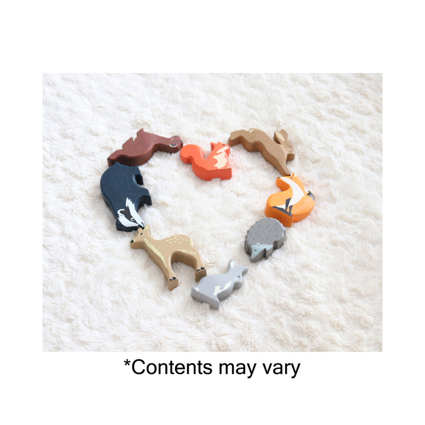 Tender Leaf Toys Wooden Selection of 8 Woodland Animals