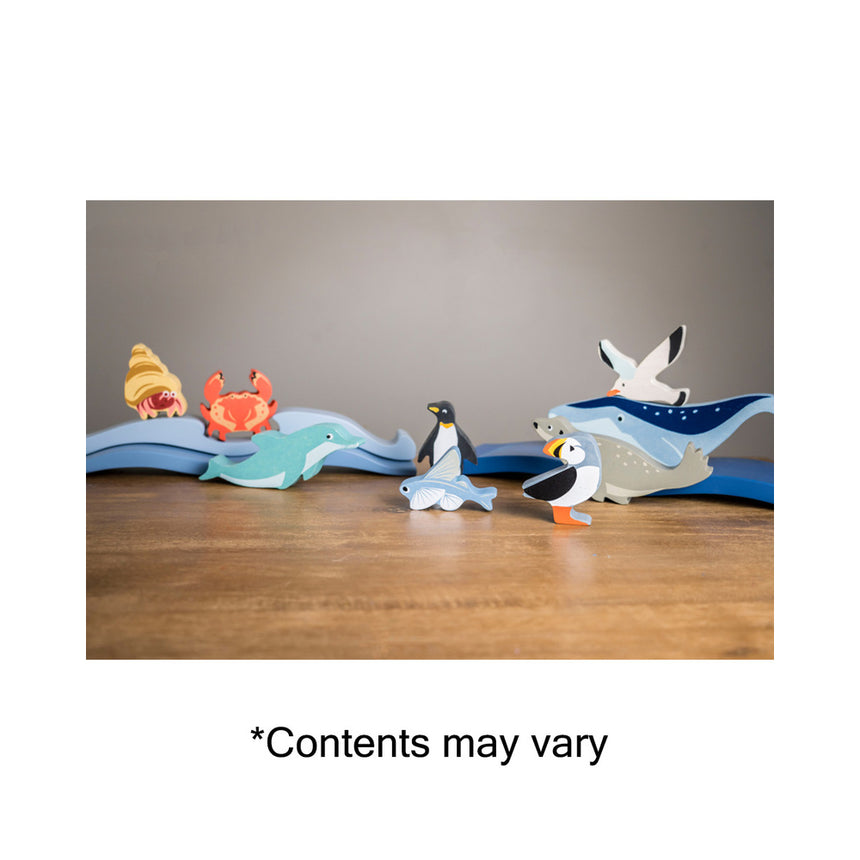 Tender Leaf Toys Wooden Selection of Coastal Animals