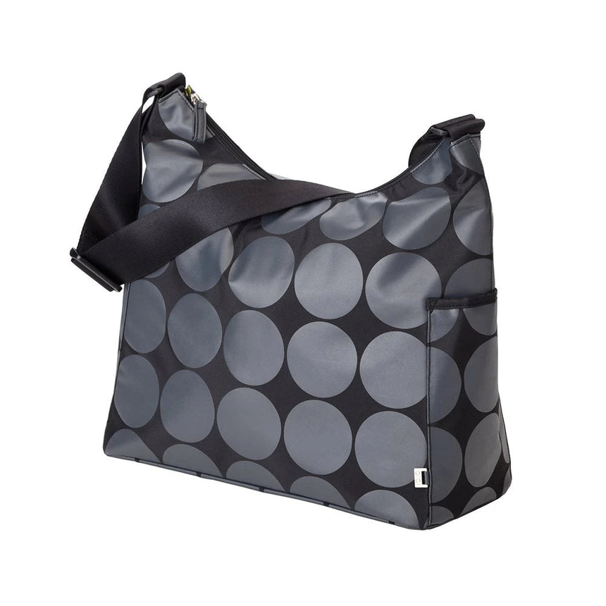 OIOI Grey Dot - Green Hobo W Stroller Nappy Bag