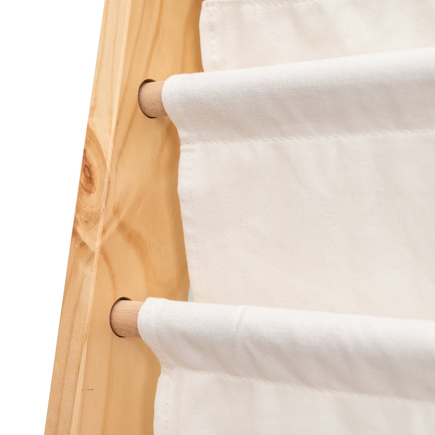 ALL 4 KIDS Henry Kids Wooden Canvas Sling Magazine Bookcase