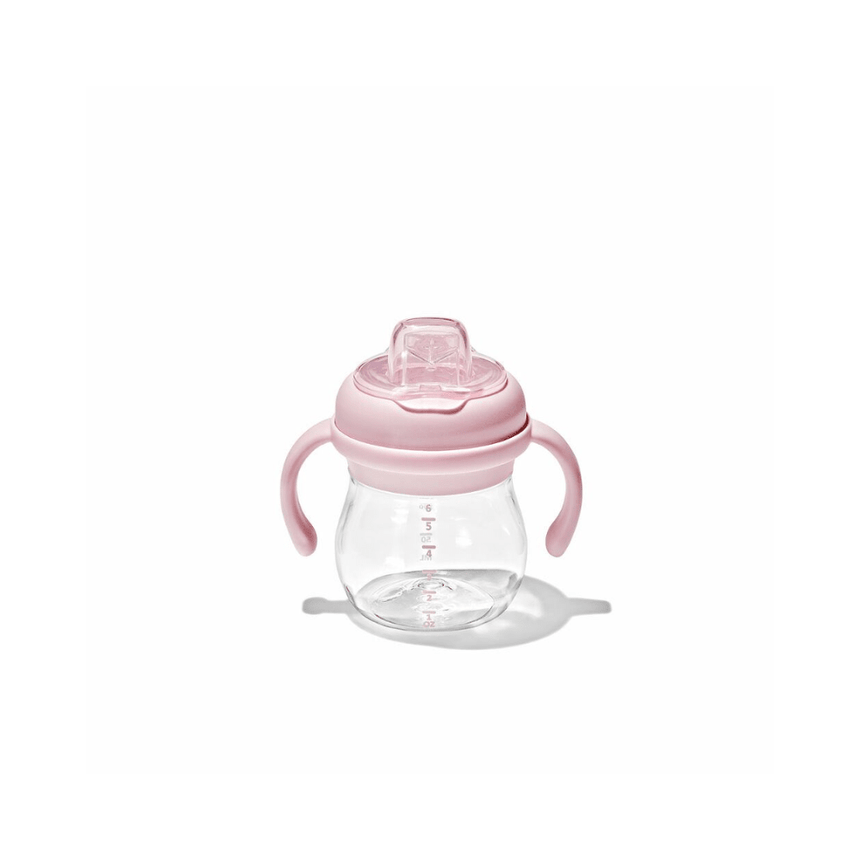 OXO Tot Transitions Soft Spout Sippy Cup With Removable Handles 6oz - Blossom