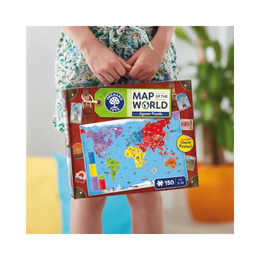 Orchard Toys Jigsaw - Map of the World