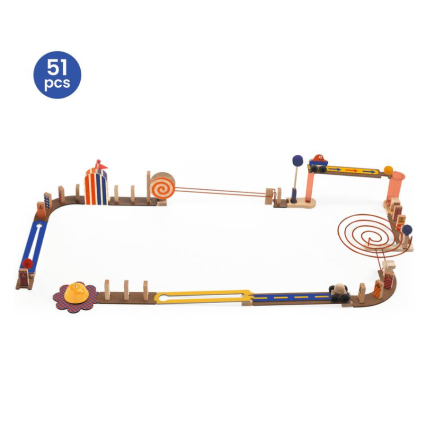 Djeco Zig & Go Junior 52pc Racer Set
