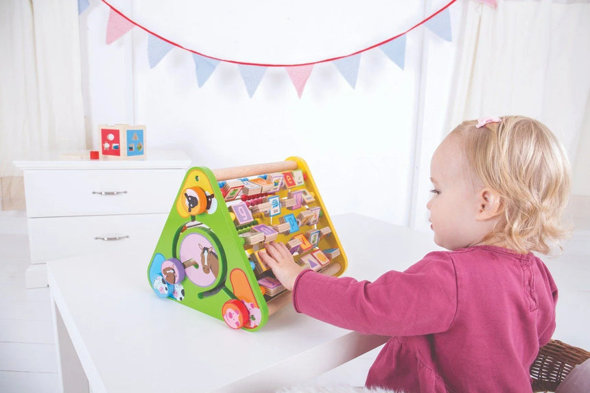 Bigjigs Toys Triangular Activity Centre