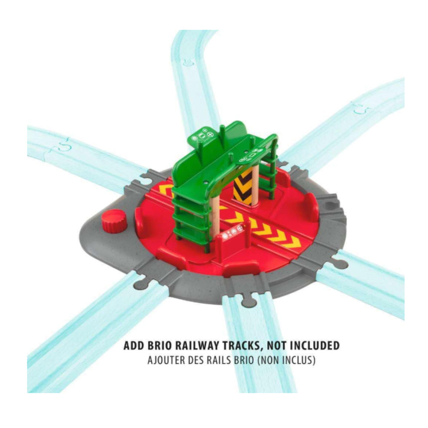 BRIO Turntable & Figure 2 pieces