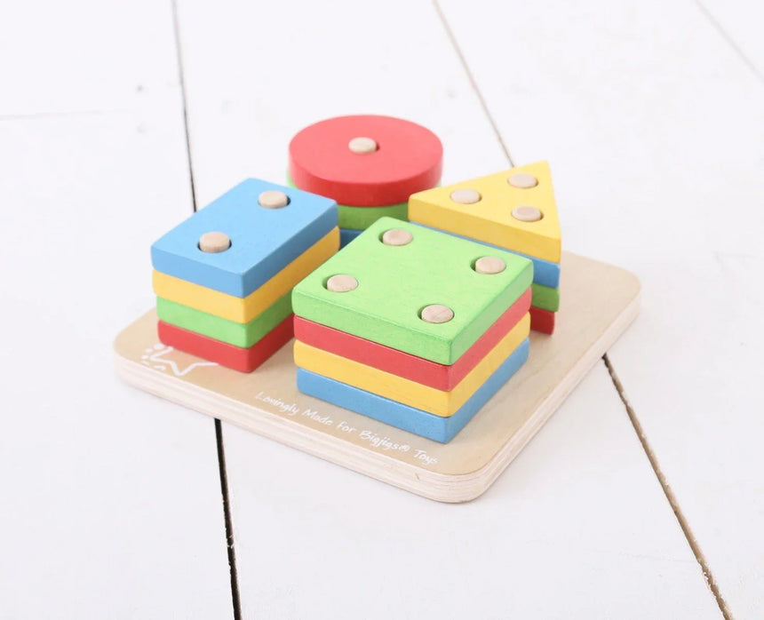 Bigjigs Toys First Four Shape Sorter