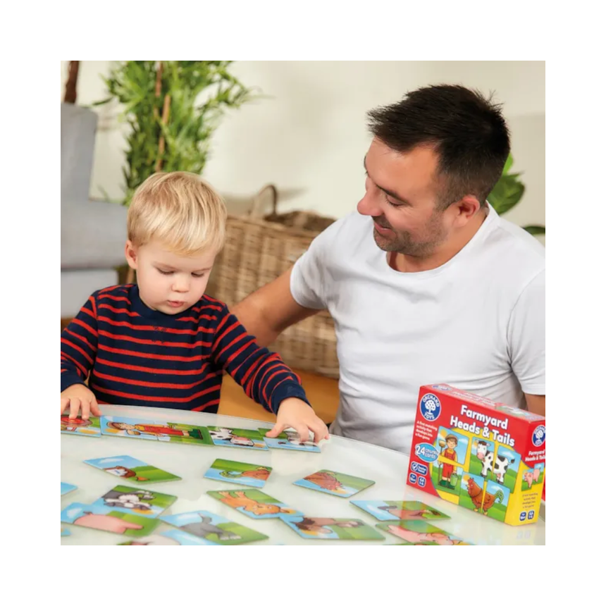 Orchard Toys - Farmyard Heads & Tails