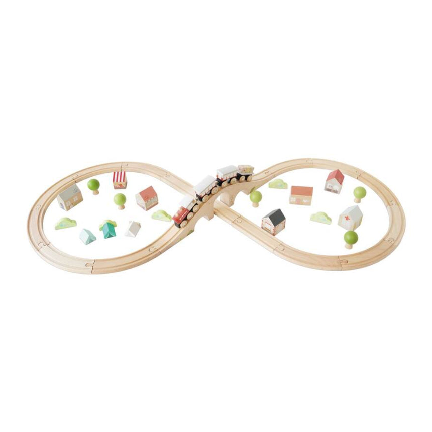 Le Toy Van Figure of 8 Train Set - 40 Pieces