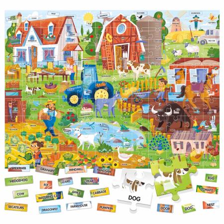 Headu Flash Card - Easy English 100 Words Farm