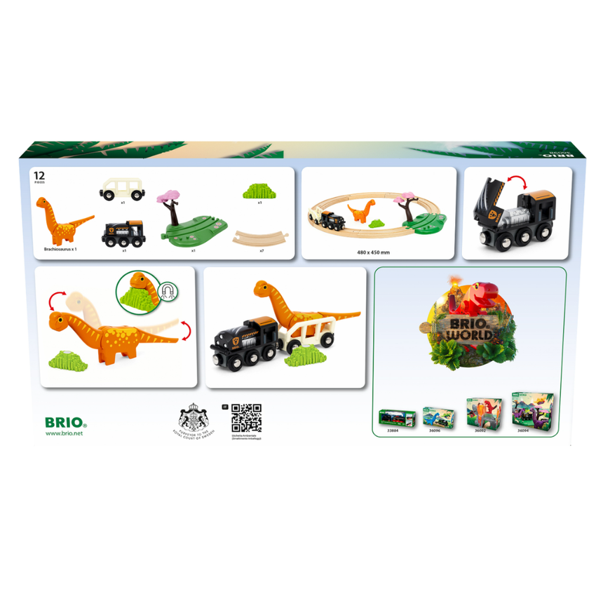 BRIO Dinosaur Circle Set 12 pieces