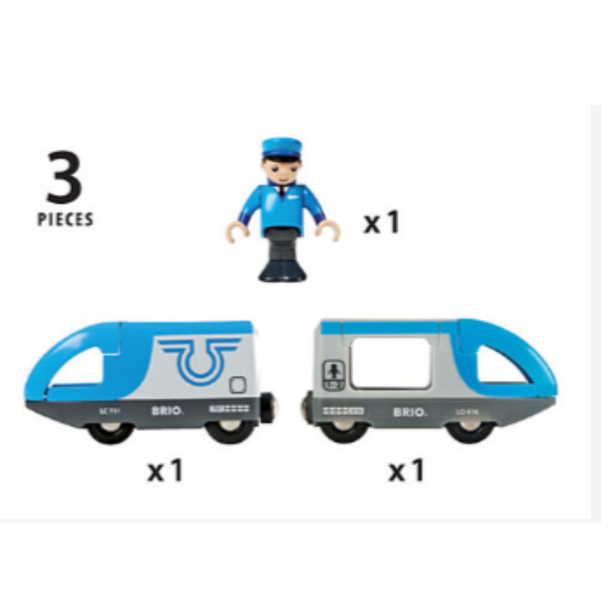 BRIO Travel Battery Train 3 pieces