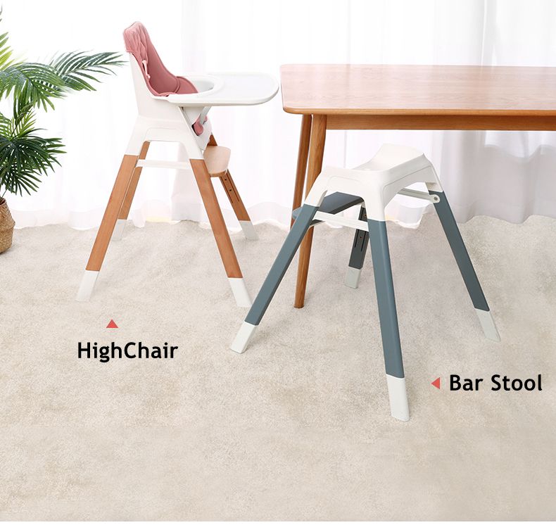 Joy Baby Ellie 2 in 1 Bar Stool Highchair - Grey