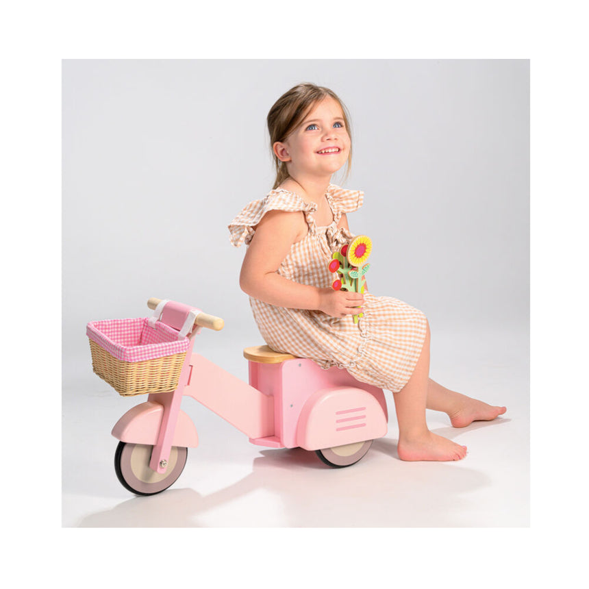 Tender Leaf Toys Ride On Scooter with Basket